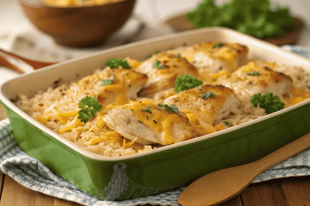 Angel Chicken and Rice Casserole