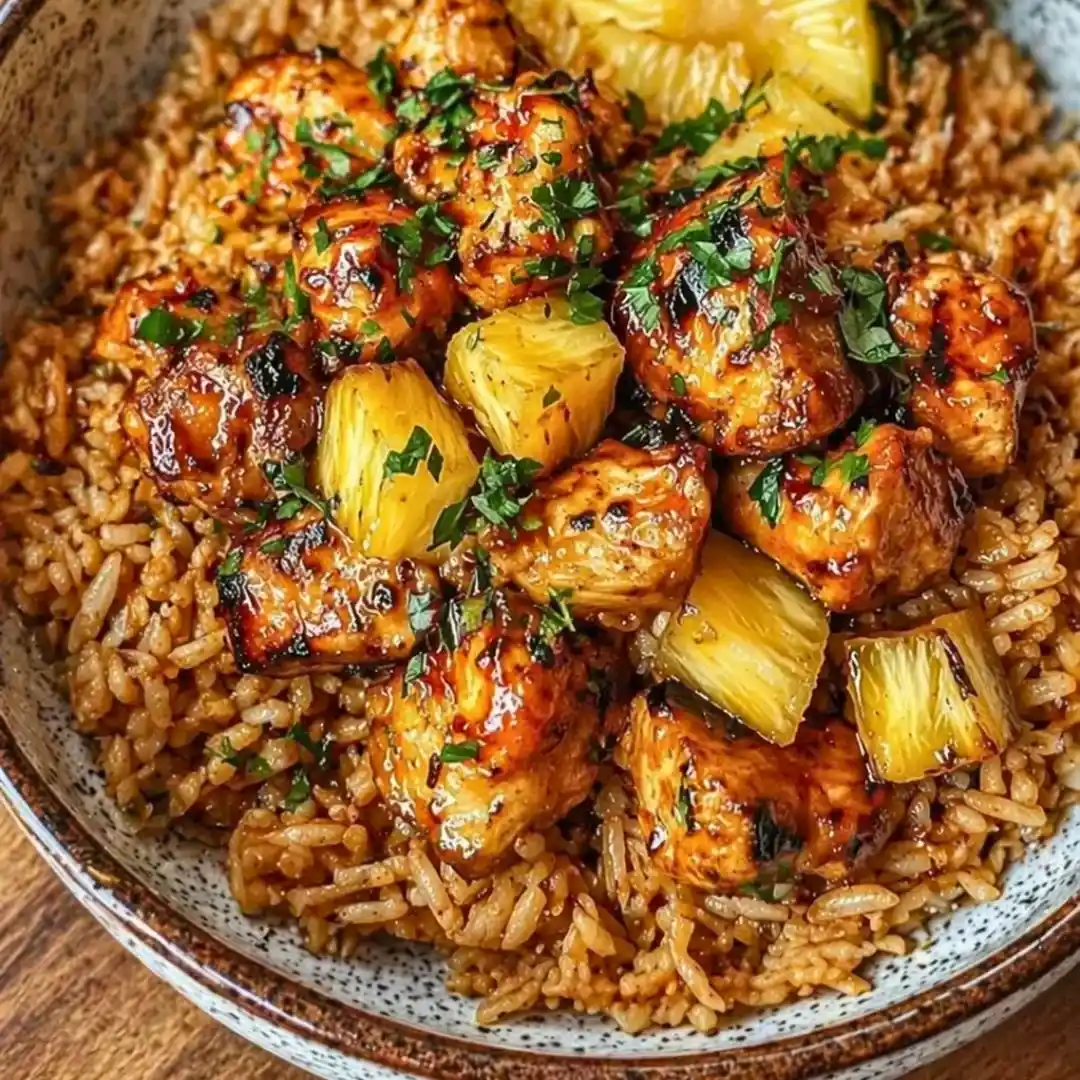 Pineapple Chicken and Rice – Easy Sweet & Savory One-Pan Dinner
