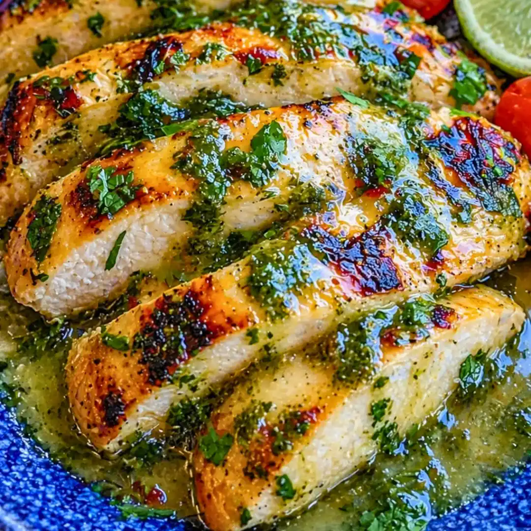 Grilled Salsa Verde Pepper Jack Chicken