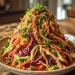 Crunchy Asian Cabbage Slaw with