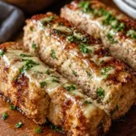Juicy Garlic Parmesan Chicken Meatloaf Recipe