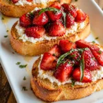 Strawberry Ricotta Bruschetta Recipe