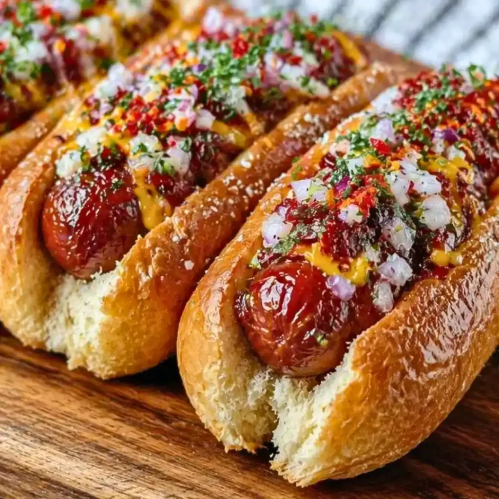 Spicy Firecracker Hot Dogs Recipe