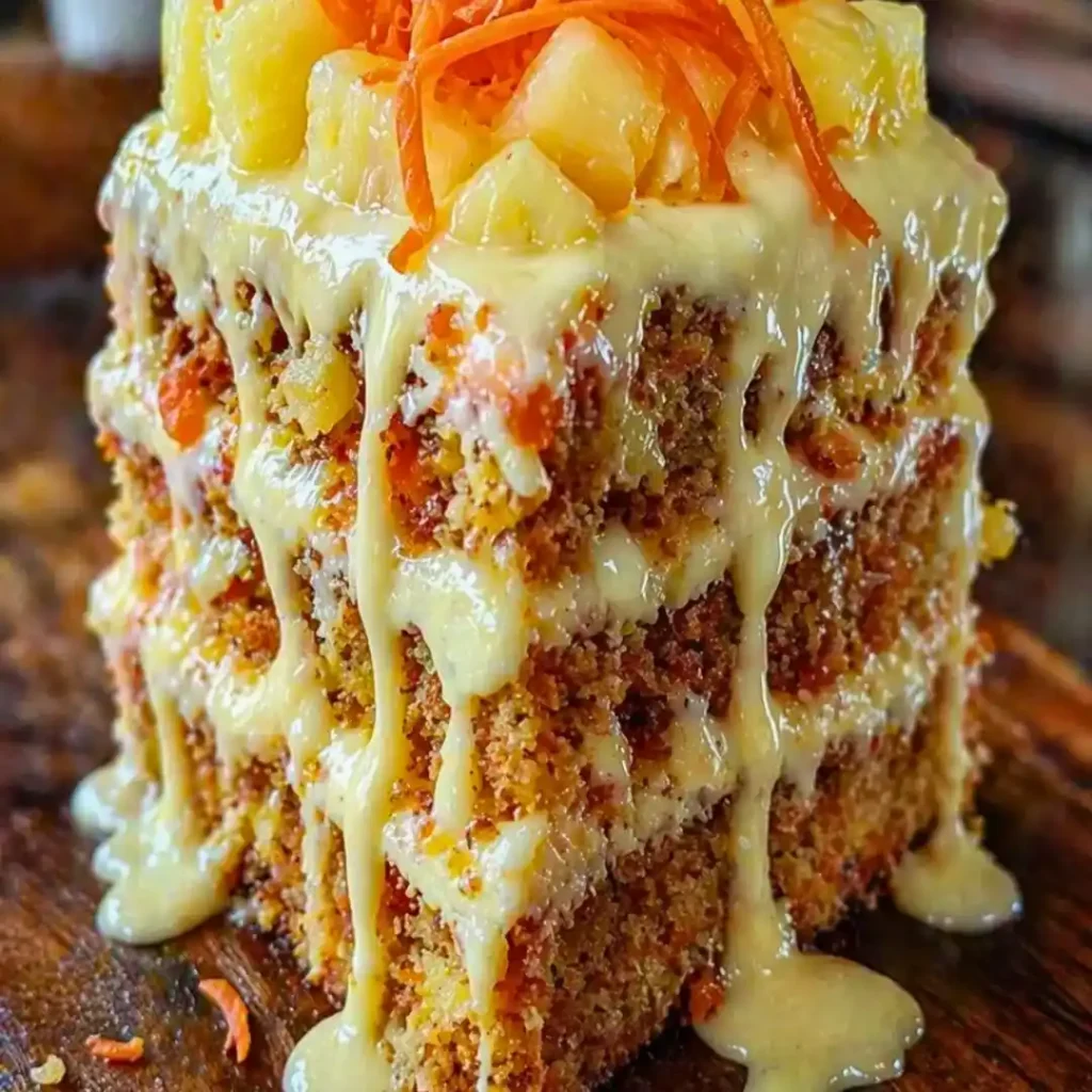 Hawaiian Carrot Pineapple Cake Recipe