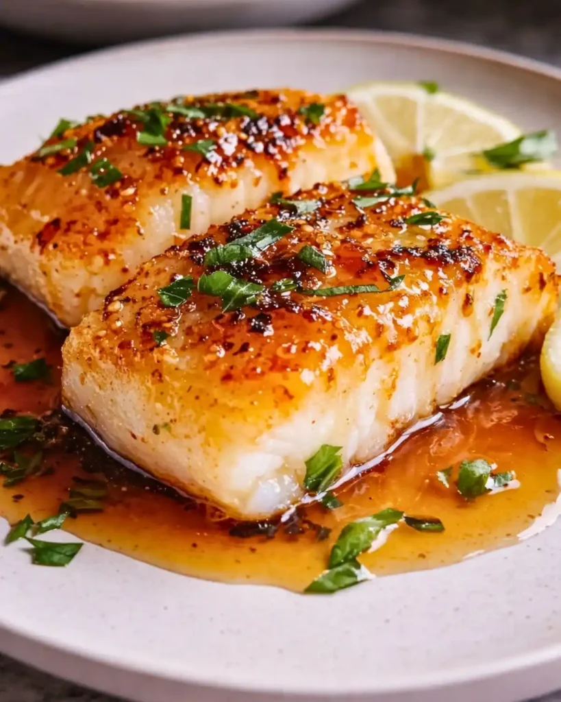 Healthy Baked Honey Marinated Cod (Ready in 30 Minutes)