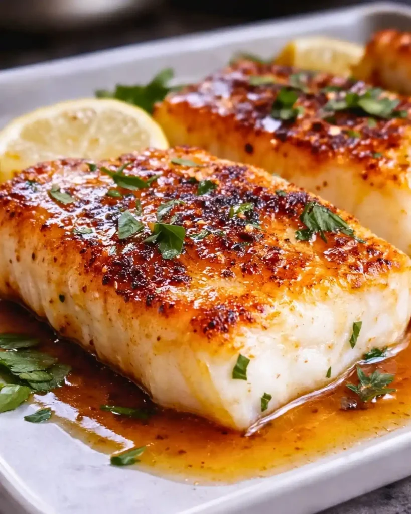 Healthy Baked Honey Marinated Cod (Ready in 30 Minutes)