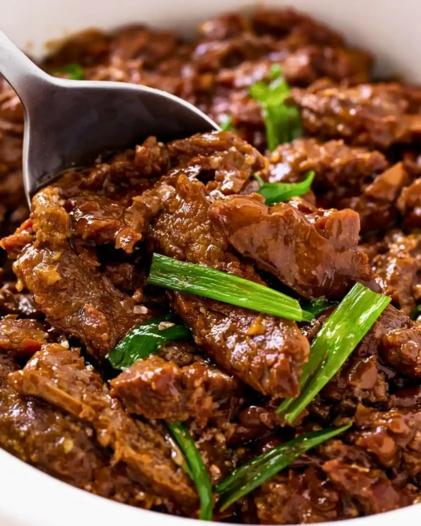 Slow Cooker Mongolian Beef Recipe
