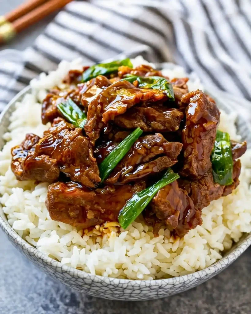 Slow Cooker Mongolian Beef Recipe