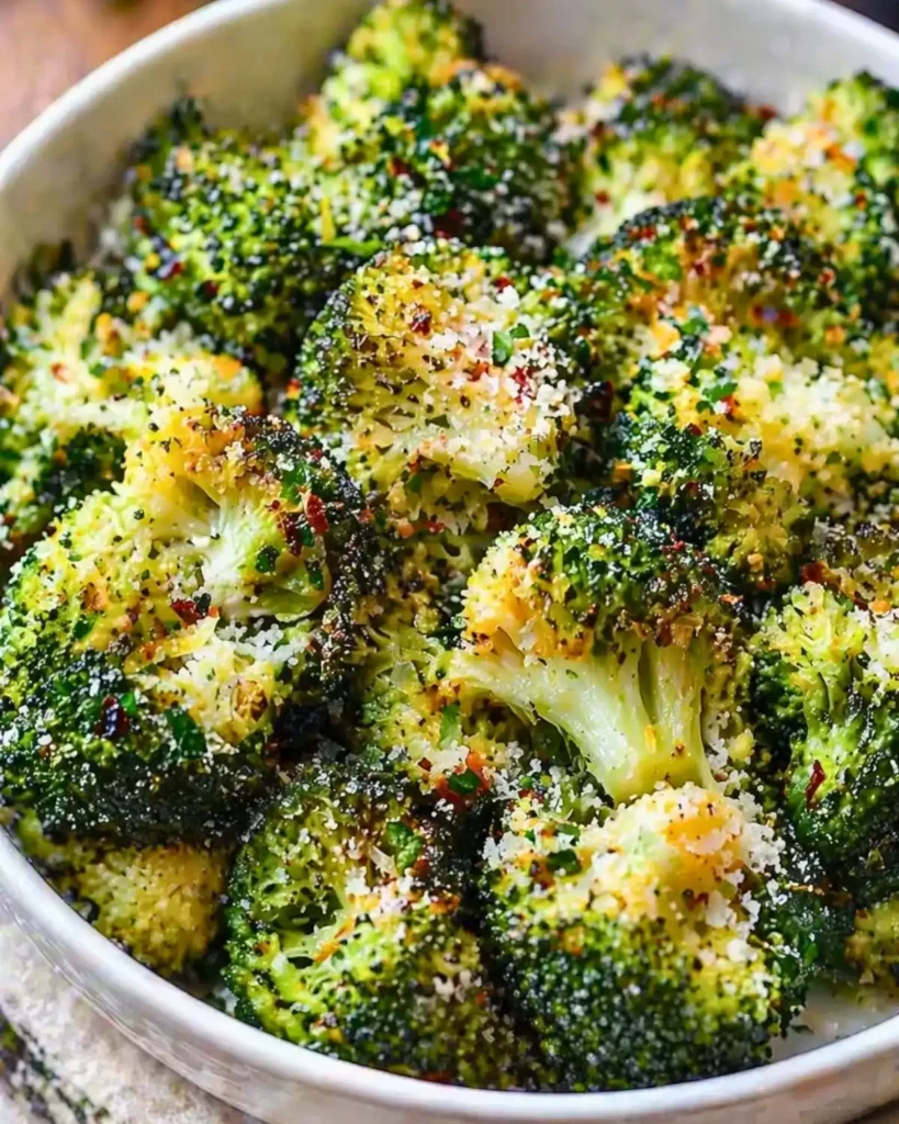 Lemon Garlic Roasted Broccoli Recipe