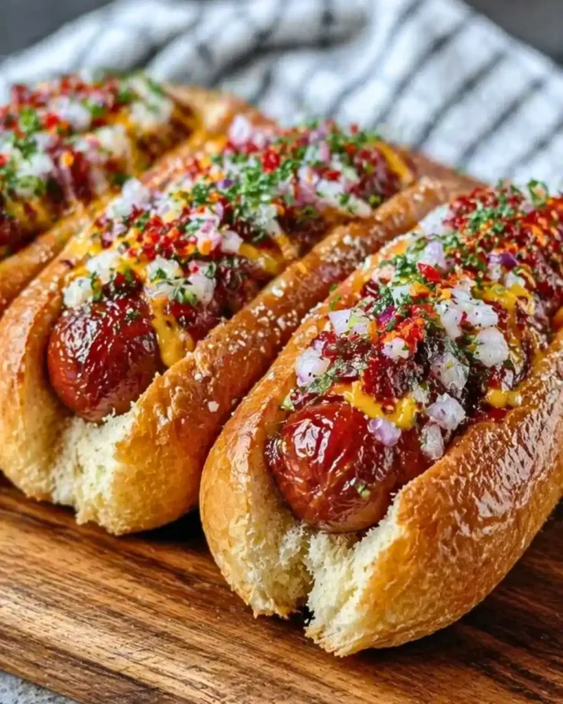 Spicy Firecracker Hot Dogs Recipe