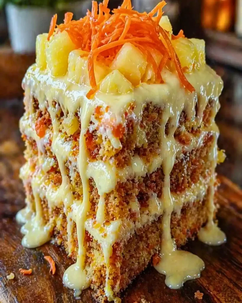 Hawaiian Carrot Pineapple Cake Recipe