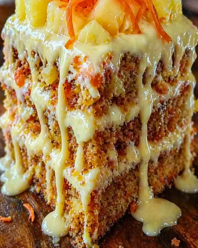 Hawaiian Carrot Pineapple Cake Recipe