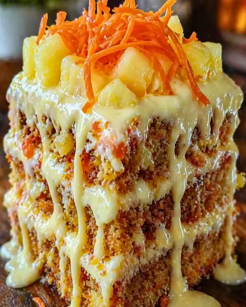 Hawaiian Carrot Pineapple Cake Recipe