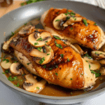 Healthy Mushroom Stuffed Chicken Breast Recipe