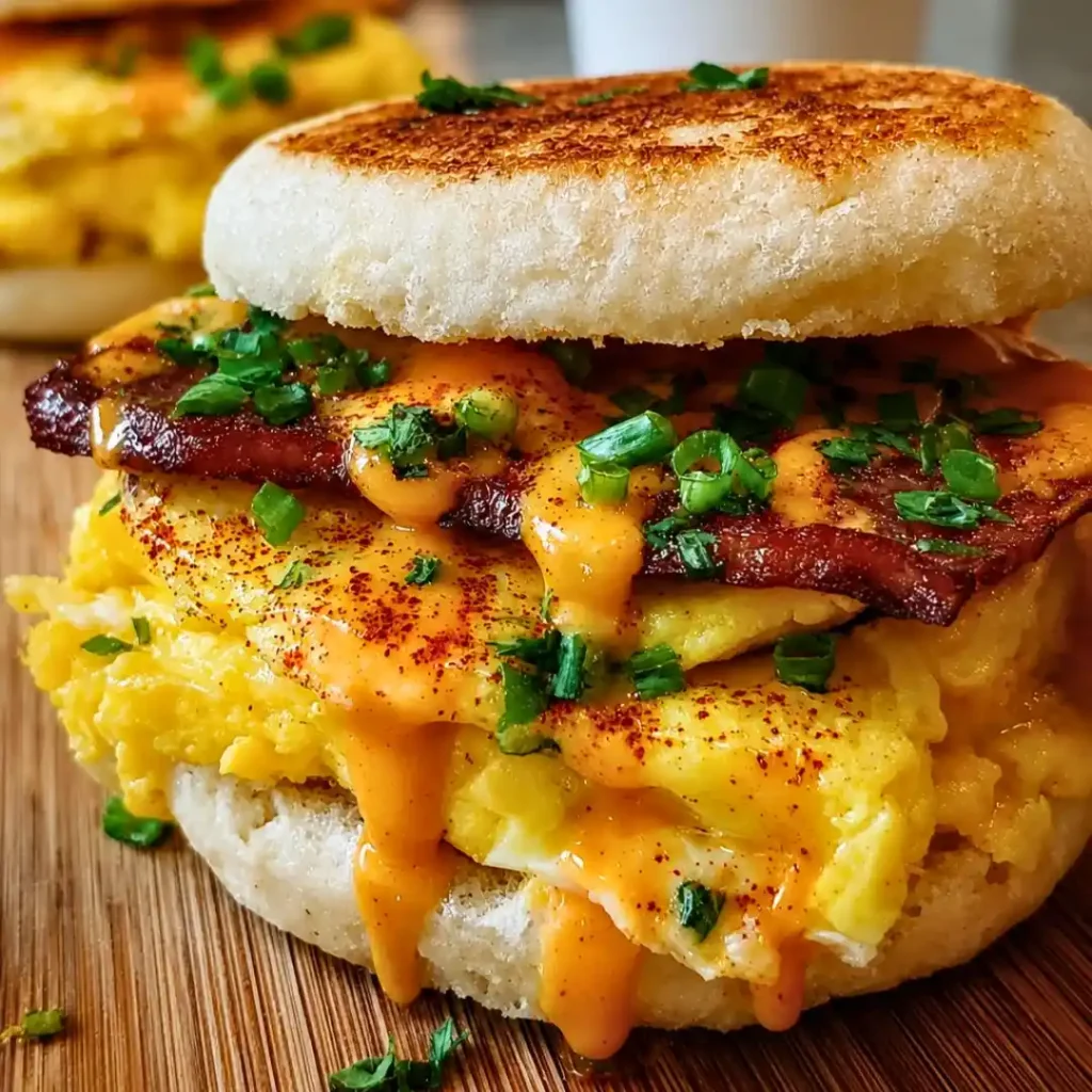 Spicy Chipotle Egg Breakfast Sandwiches