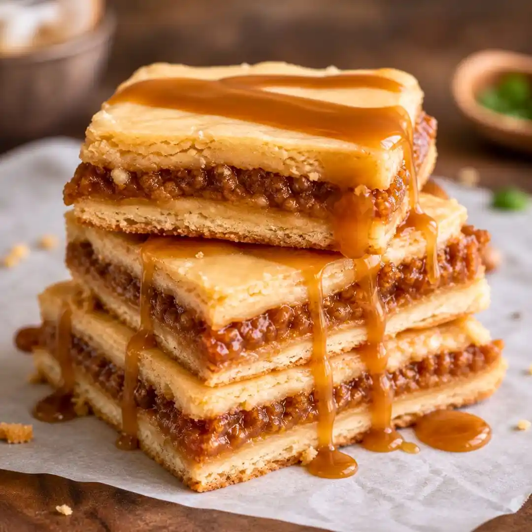 Salted Caramel Brown Sugar Pop Tart Cookie Bars