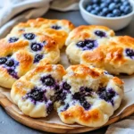 Fluffy Cottage Cheese Blueberry Cloud Bread