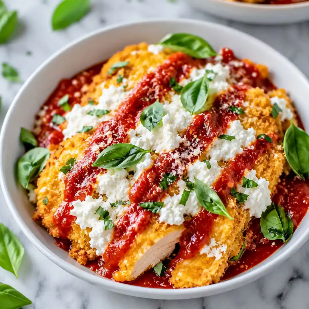Chicken Parm Cottage Cheese Bowl