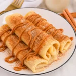 Cinnamon Roll Protein Crepes