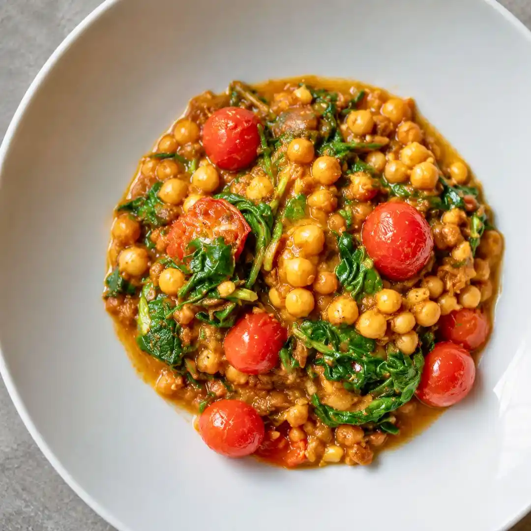 Quick & Easy Chickpea Coconut Dhal
