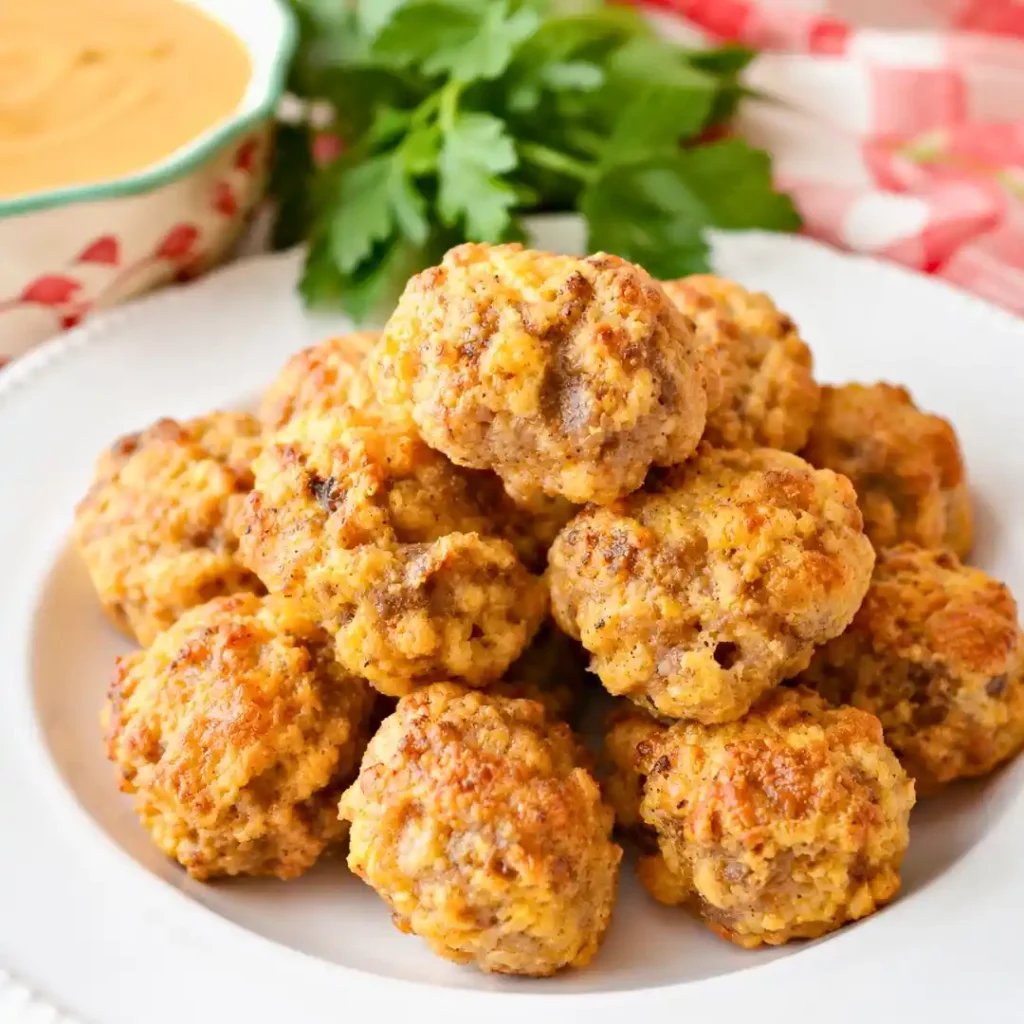 Keto Cream Cheese Sausage Balls Recipe