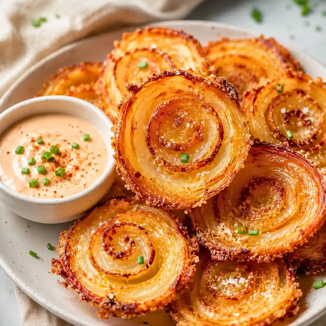 Crispy Keto Onion Rings (No Breadcrumbs, No Frying!)