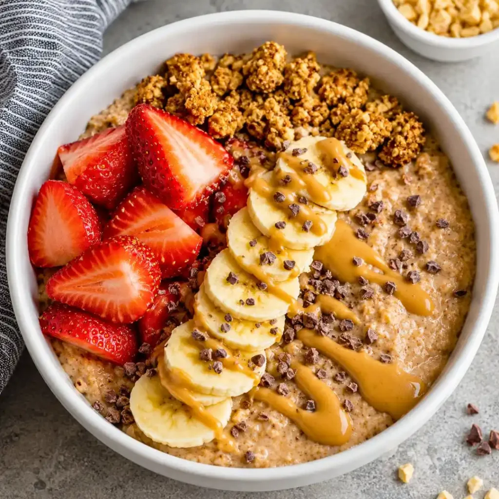 Chocolate Peanut Butter Protein Yogurt Bowl