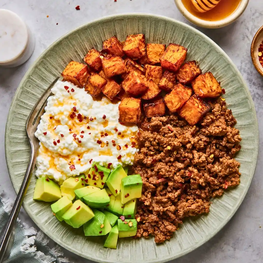Viral High-Protein Cottage Cheese Taco Bowl