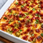 Creamy Keto Jalapeno Popper Chicken Casserole