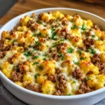 Keto Cheeseburger Cauliflower Mac