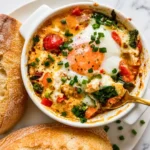 Mediterranean Baked Feta Eggs