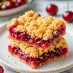 Quick Cherry Crumble Bars