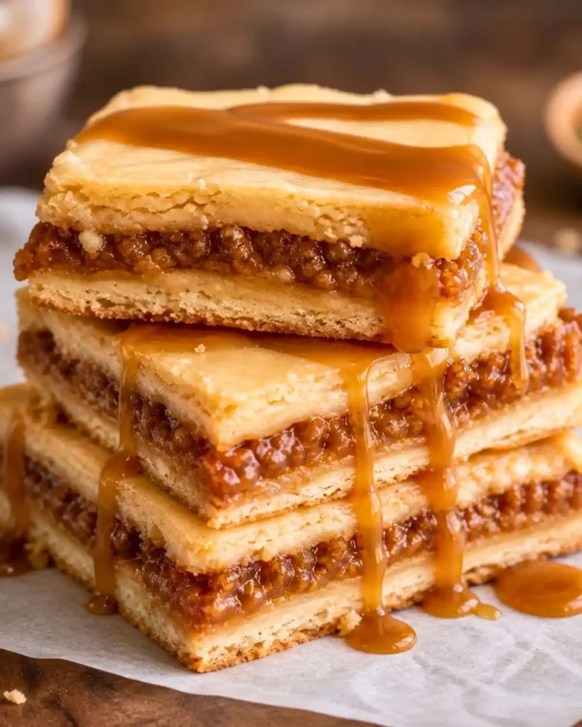 Salted Caramel Brown Sugar Pop Tart Cookie Bars