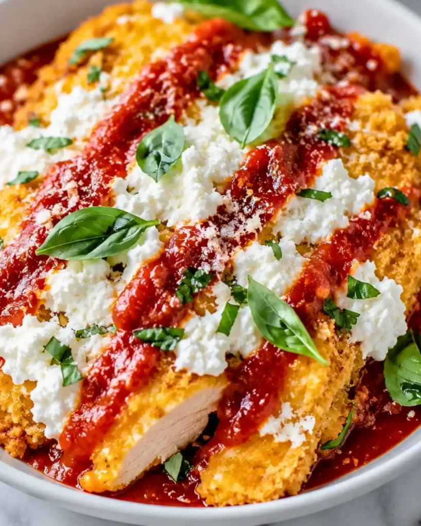 Chicken Parm Cottage Cheese Bowl