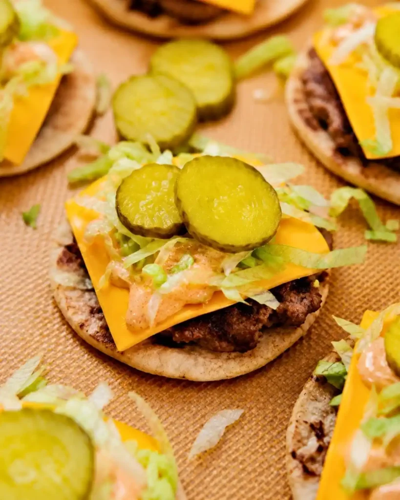 Keto Big Mac Smash Burgers