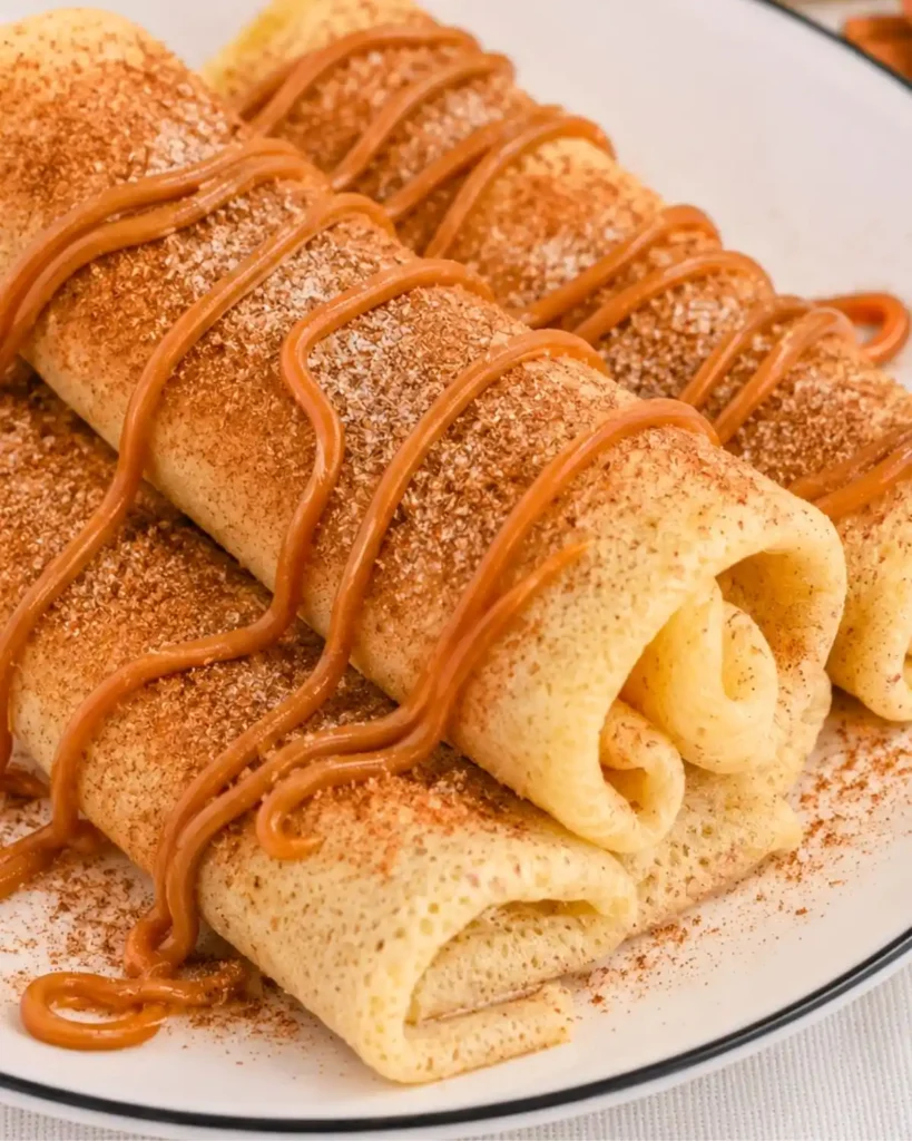 Cinnamon Roll Protein Crepes