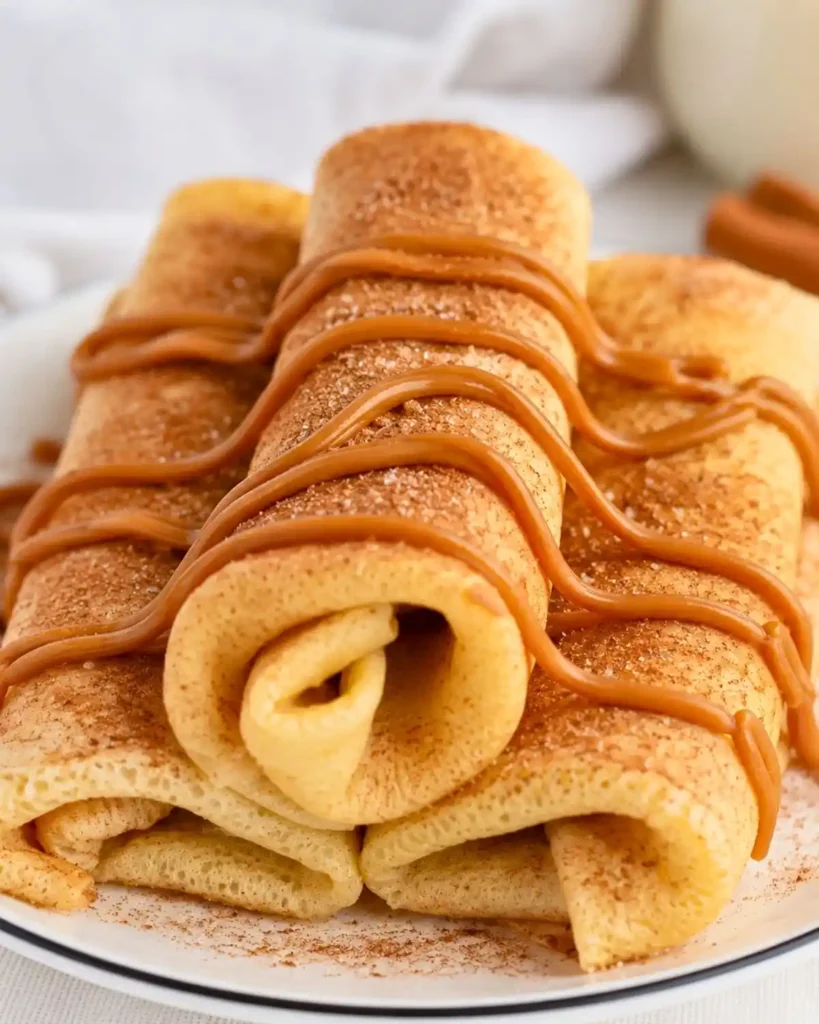 Cinnamon Roll Protein Crepes