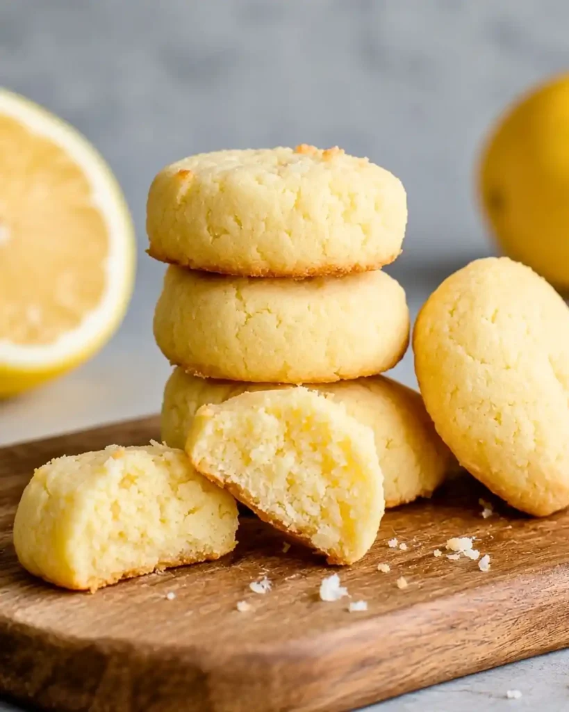 Keto Lemon and Coconut Cookies