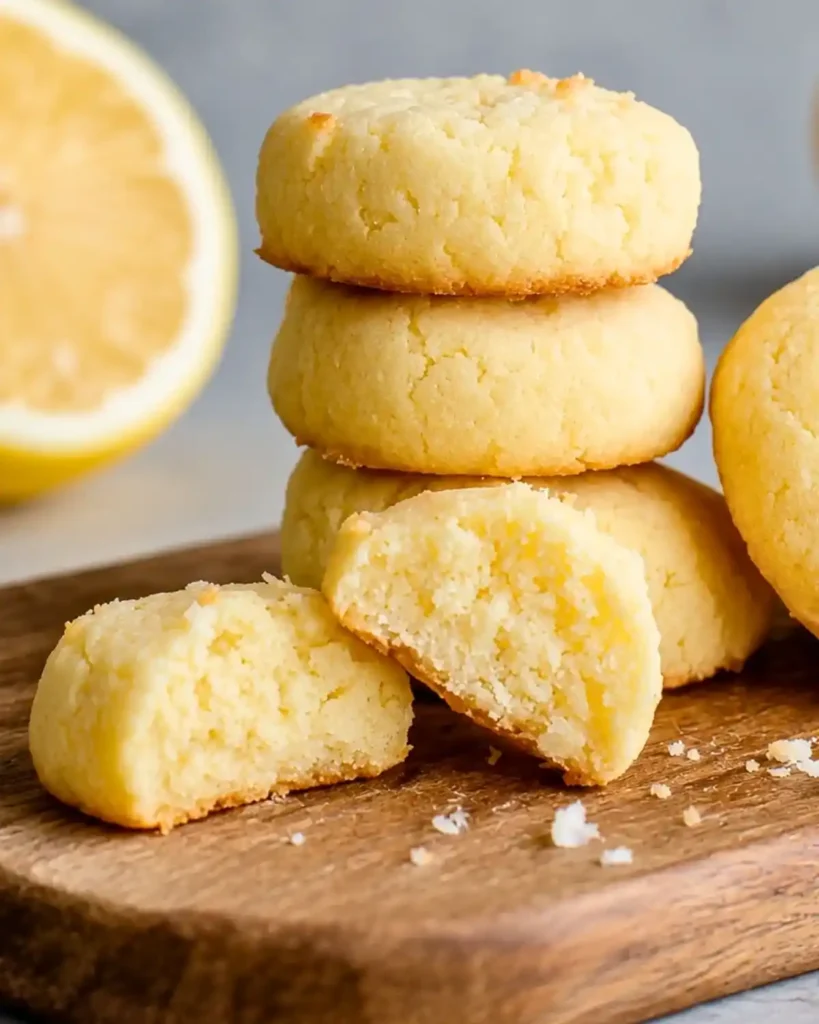 Keto Lemon and Coconut Cookies