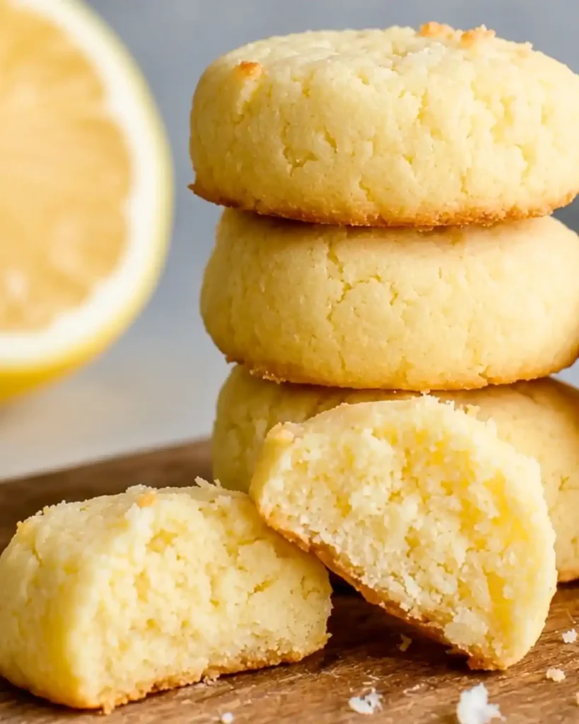 Keto Lemon and Coconut Cookies