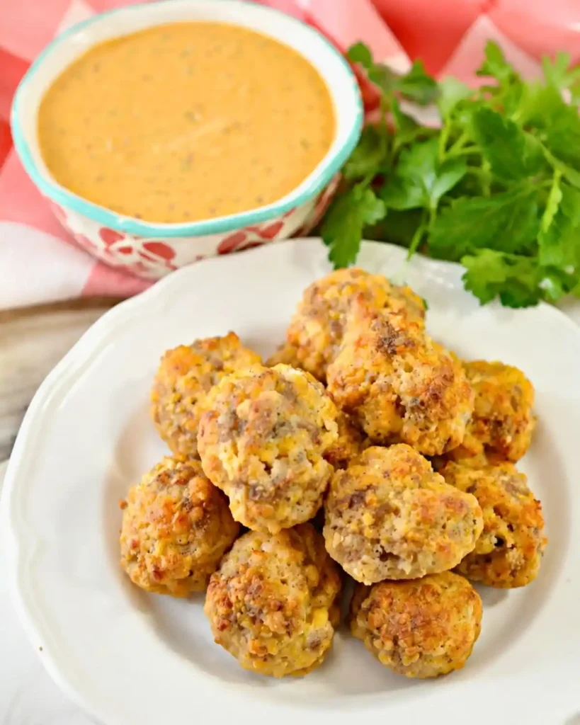 Keto Cream Cheese Sausage Balls Recipe