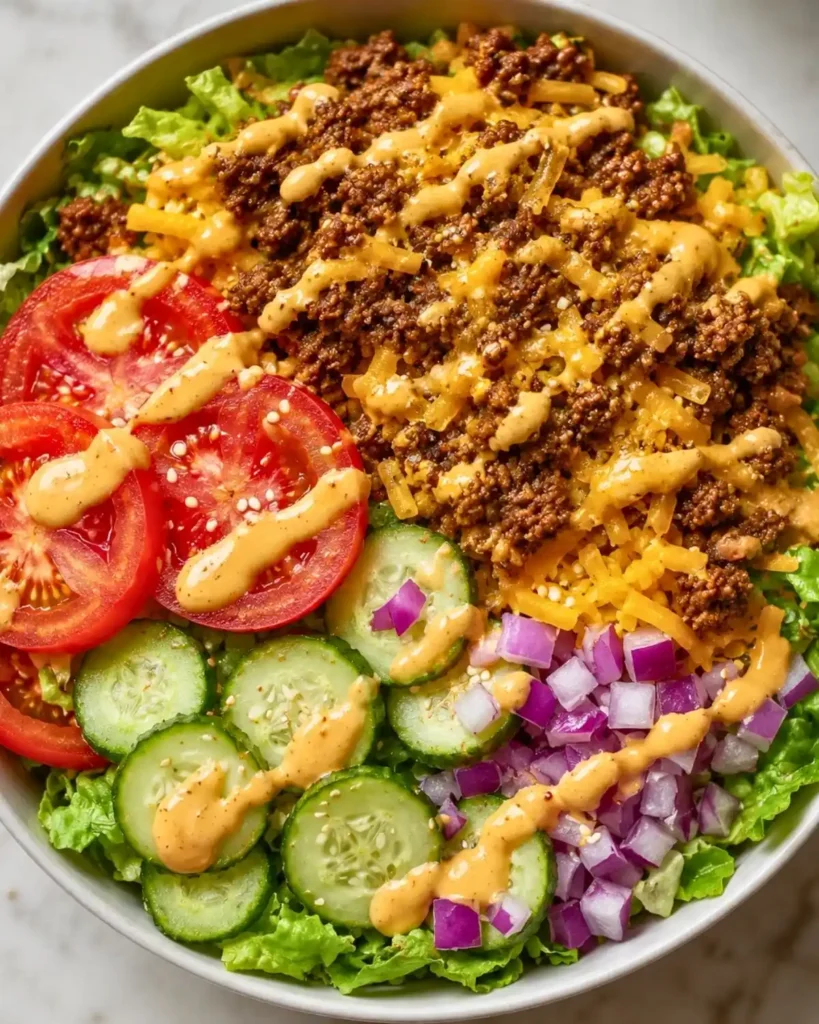High Protein Cheeseburger Bowl [15-Min Low Carb Dinner]
