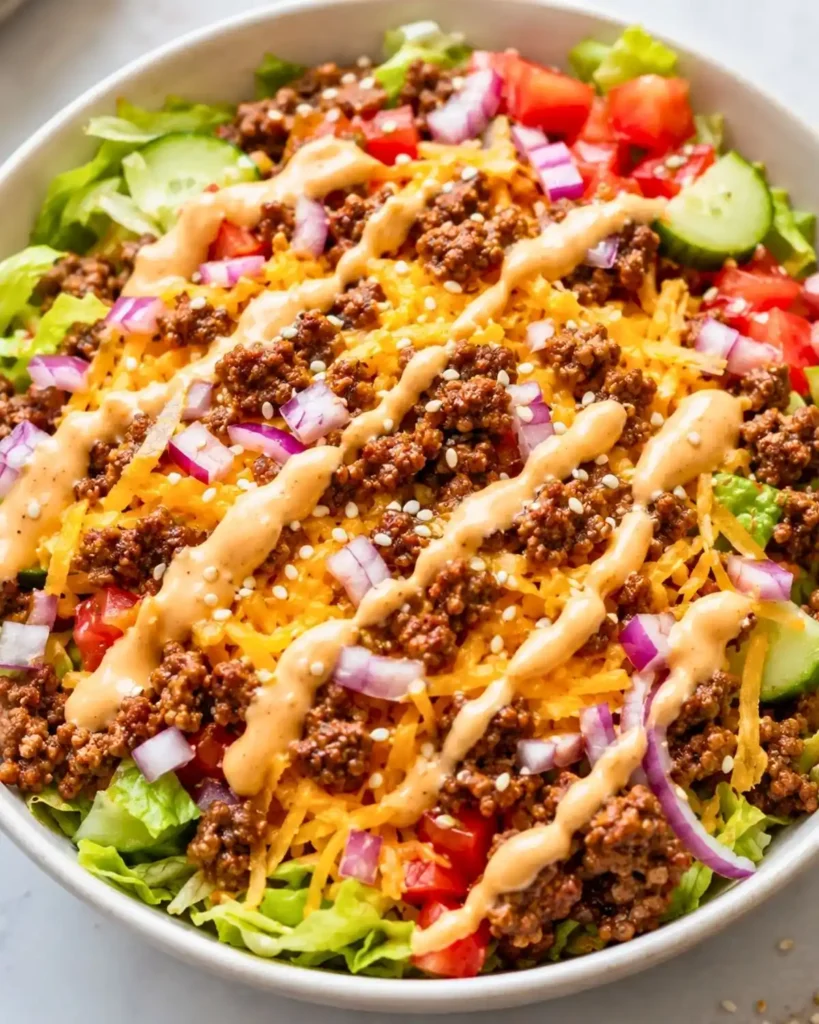 High Protein Cheeseburger Bowl [15-Min Low Carb Dinner]