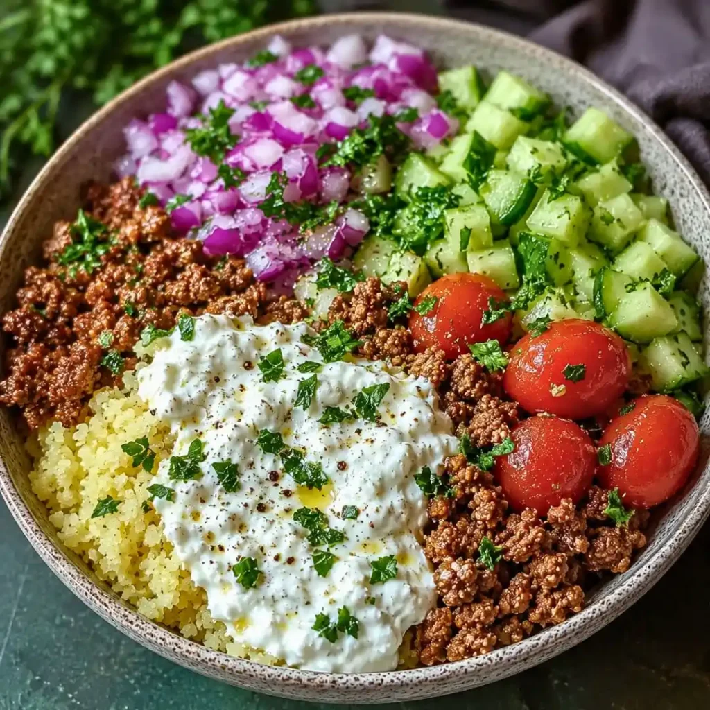 Irresistible Greek Ground Turkey Gyro Bowls in Just 20 Minutes