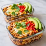 Easy Chicken Cottage Cheese Enchilada Bowls