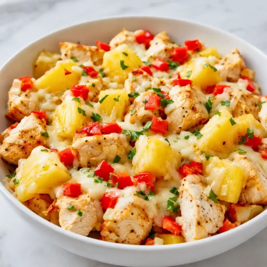 Hawaiian Pizza Chicken Bowls: A Flavorful Weeknight Meal
