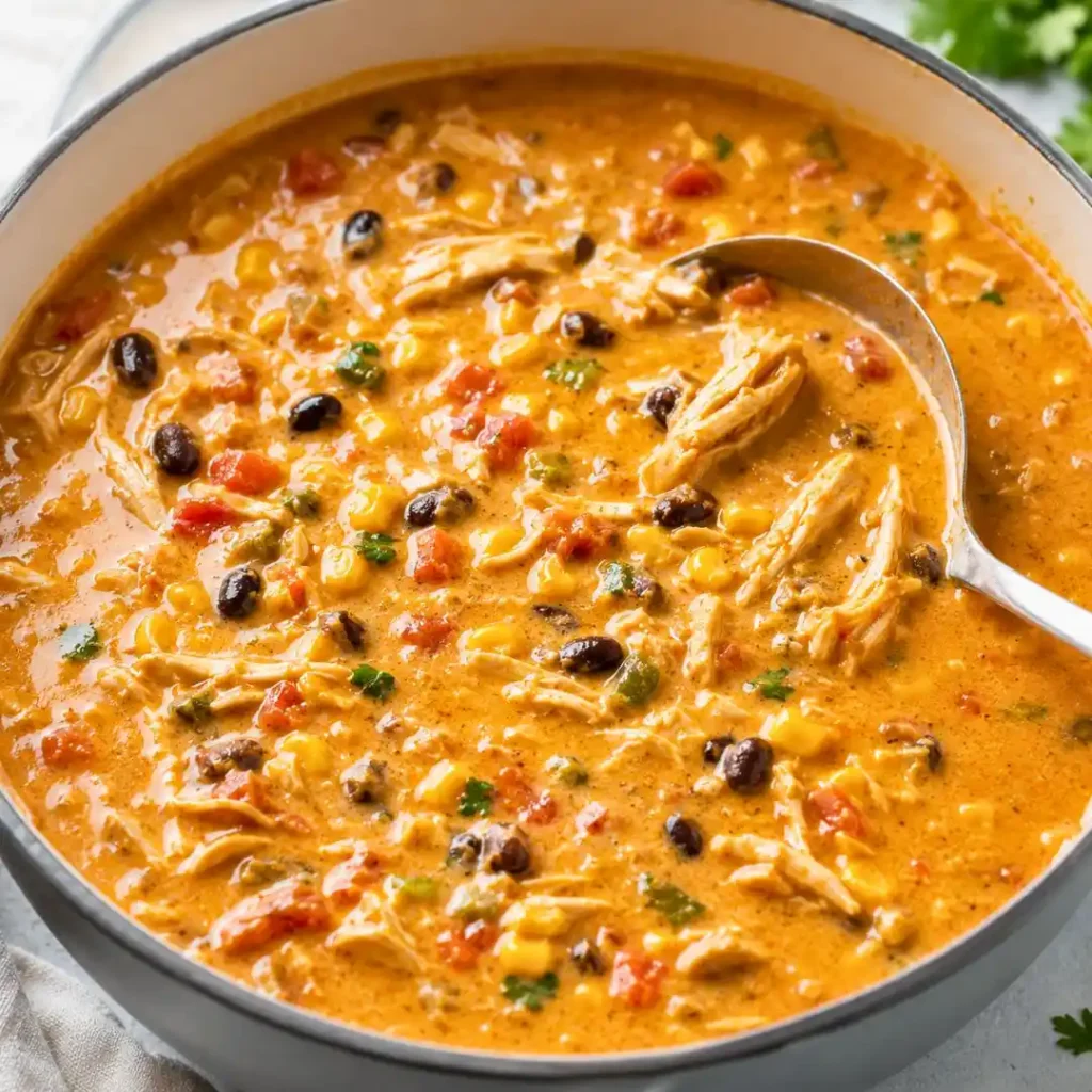 Creamy Chicken Tortilla Soup