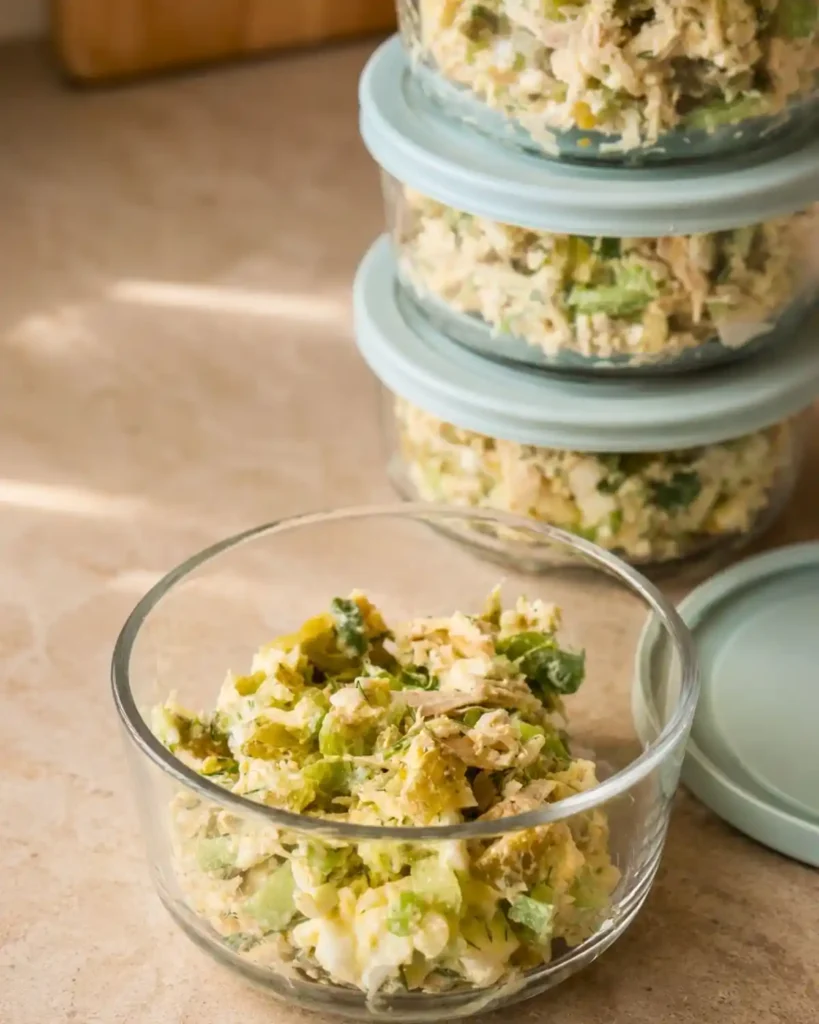Dill Pickle Chicken Salad (High Protein Meal Prep)