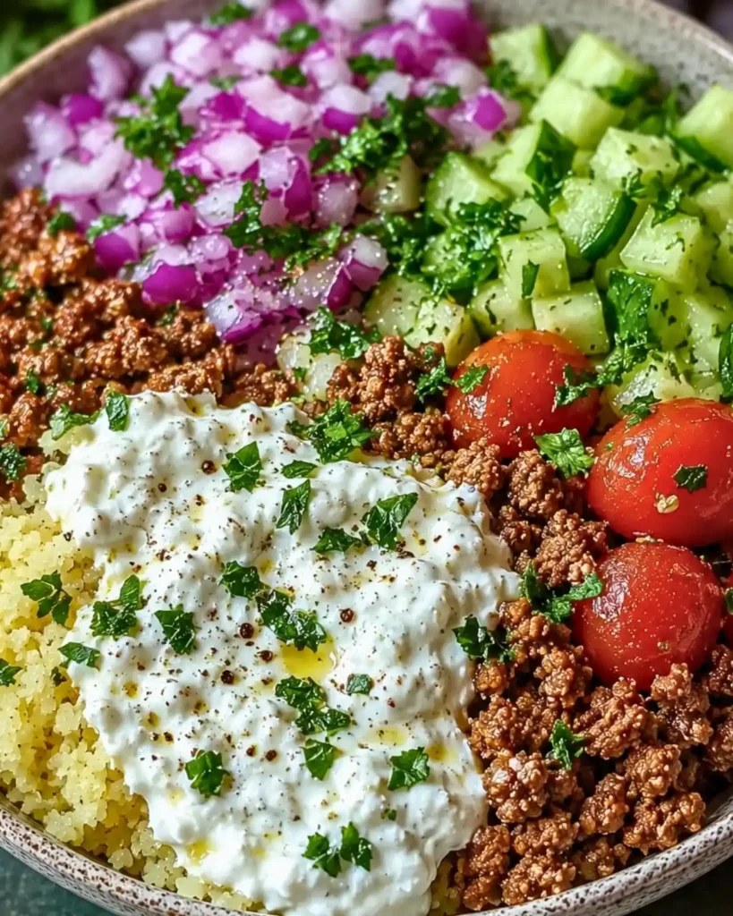 Irresistible Greek Ground Turkey Gyro Bowls in Just 20 Minutes