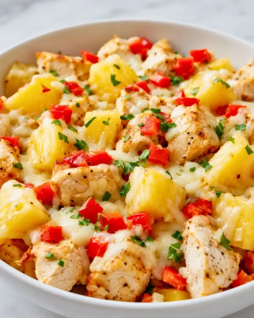 Hawaiian Pizza Chicken Bowls: A Flavorful Weeknight Meal